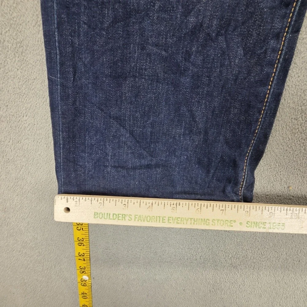 Levis Selvedge Jeans Mens Blue‎ Dark Wash Straight Regular Fits 31x29